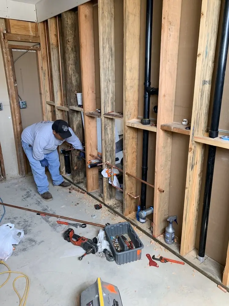Commercial rough-in plumbing for Water Heater Replacement in Oak Forest - Garden Oaks